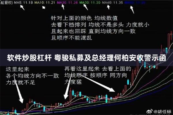 软件炒股杠杆 粤骏私募及总经理何柏安收警示函